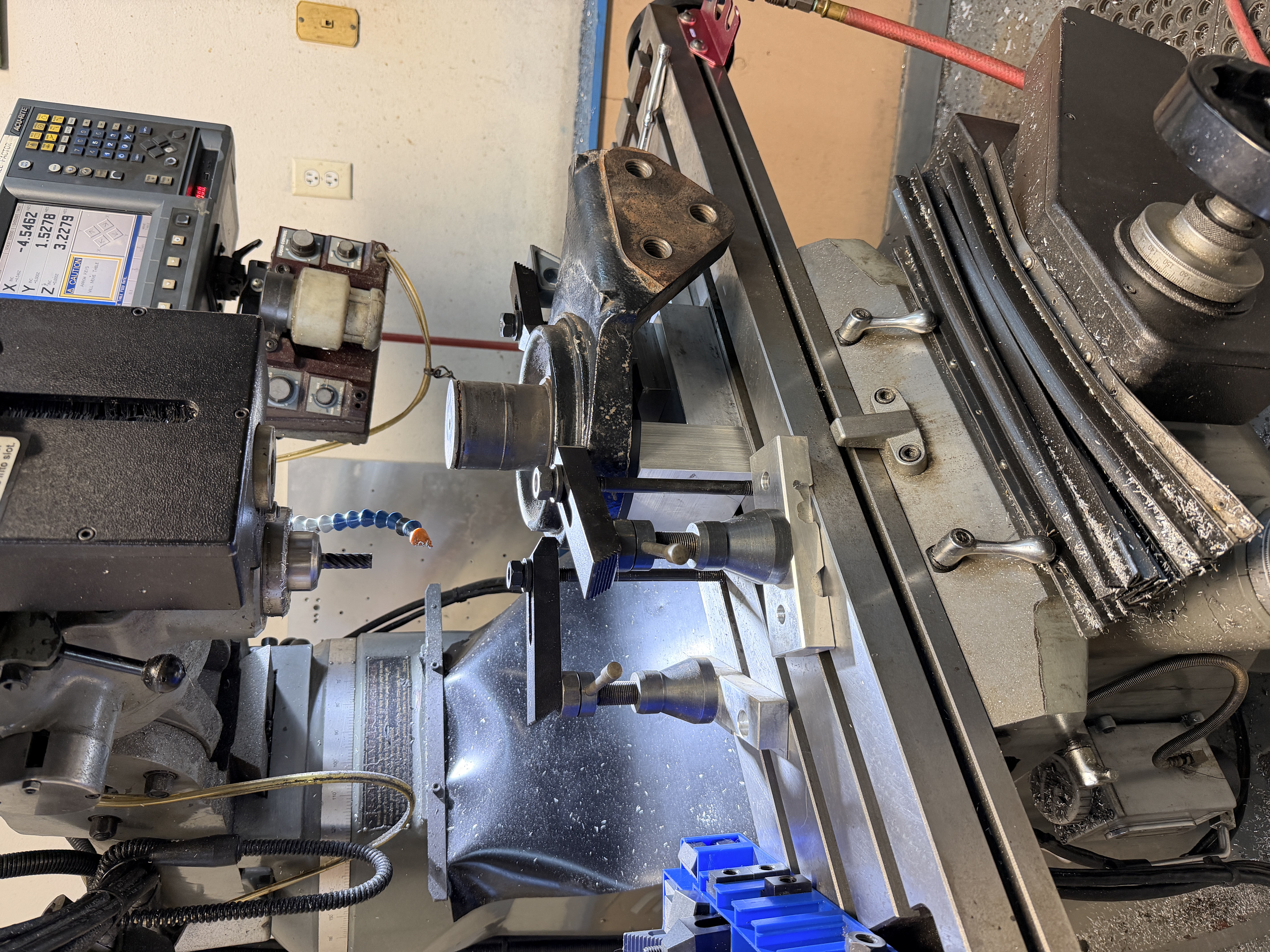 Lathe setup for precision machining
